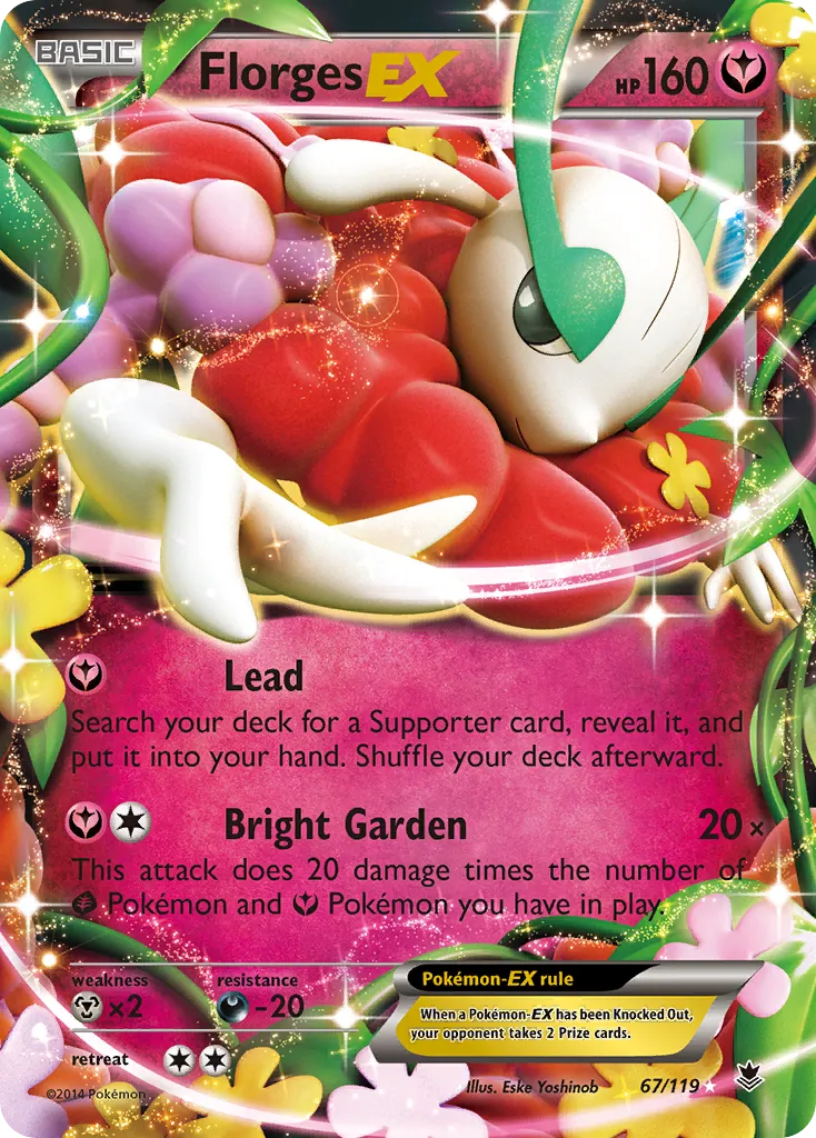 Florges EX — XY - Phantom Forces — Pokemon