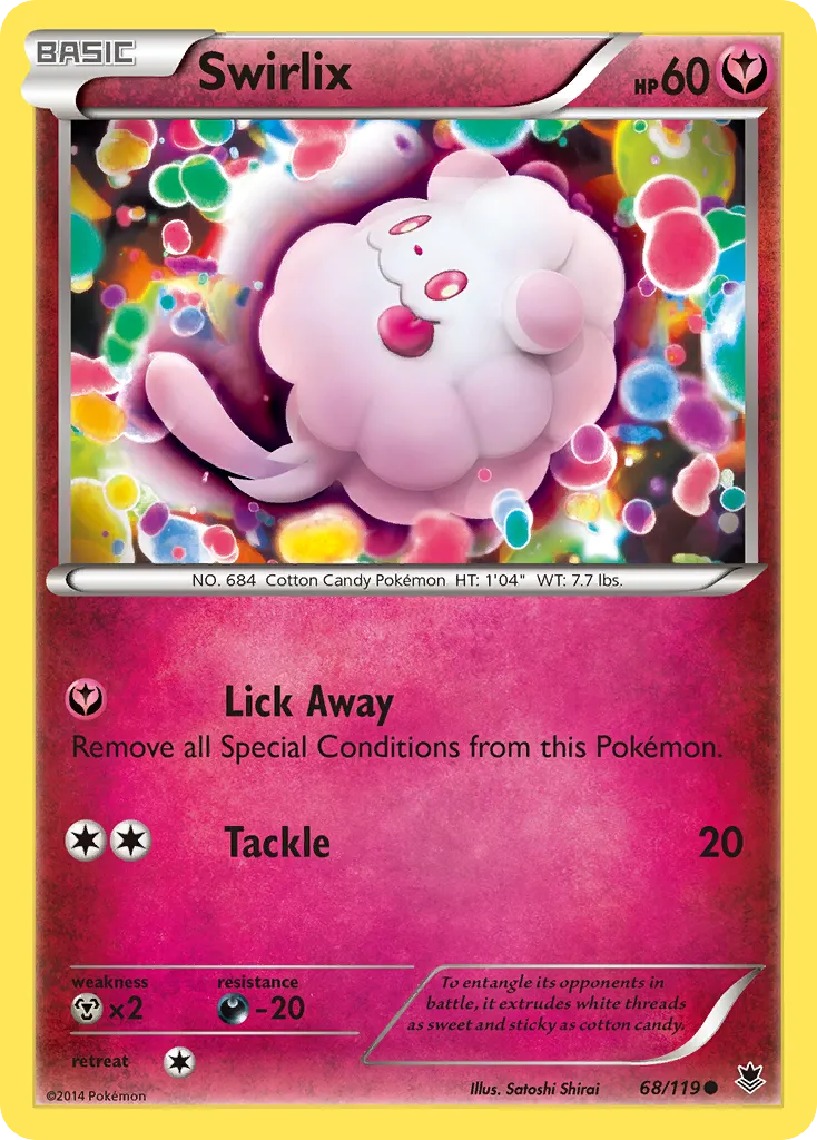 Swirlix — XY - Phantom Forces — Pokémon