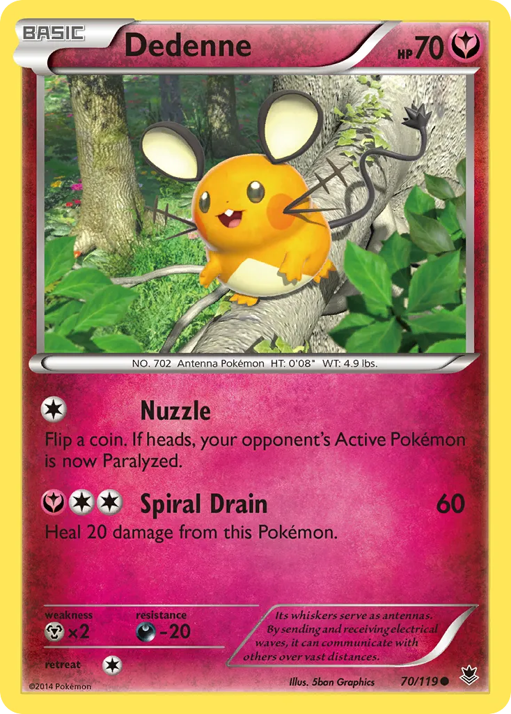 Dedenne — XY - Phantom Forces — Pokemon