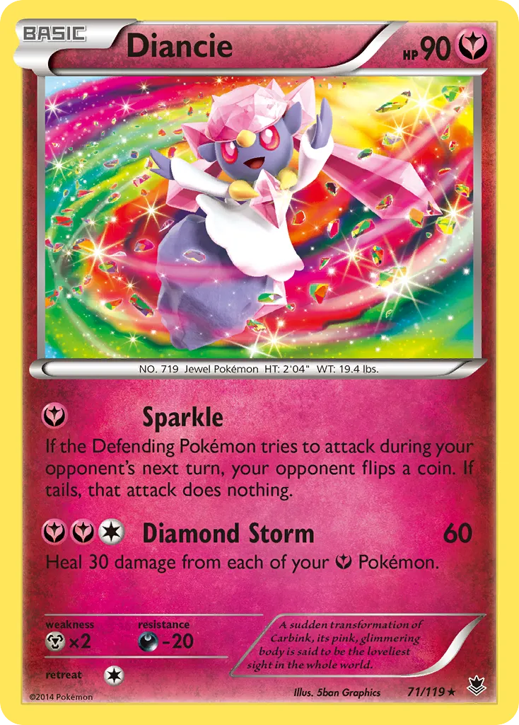 Diancie — XY - Phantom Forces — Pokémon