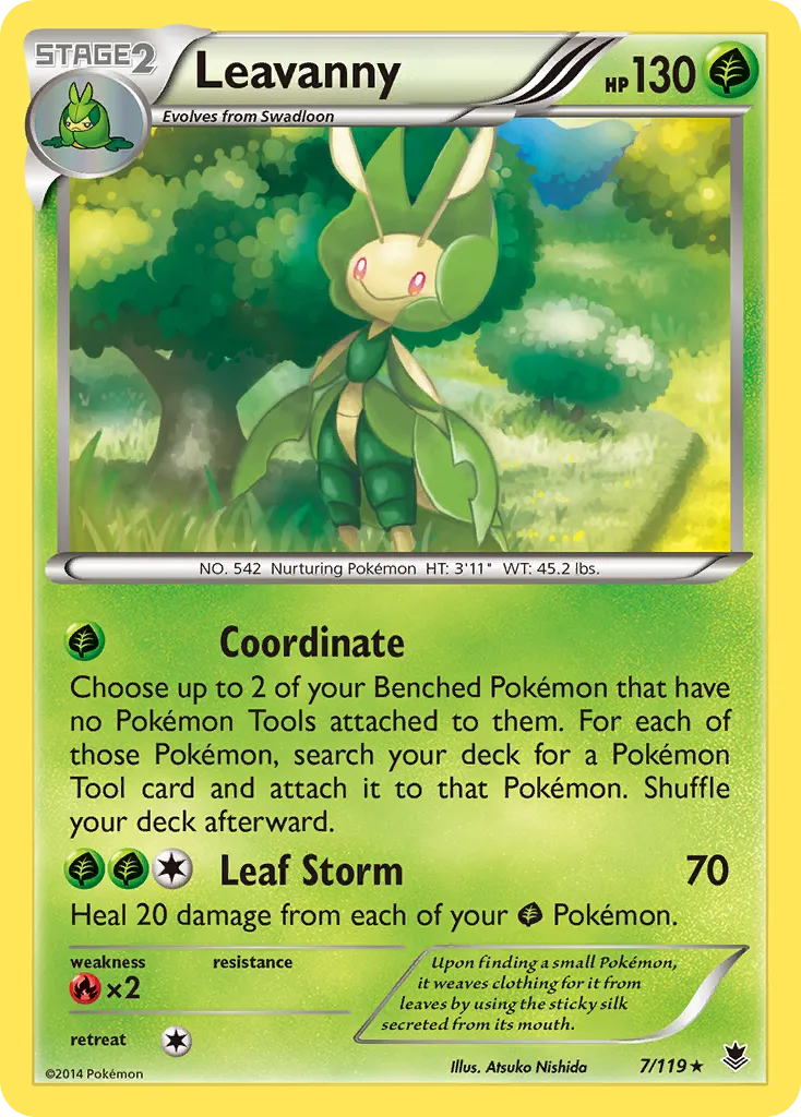 Leavanny — XY - Phantom Forces — Pokemon