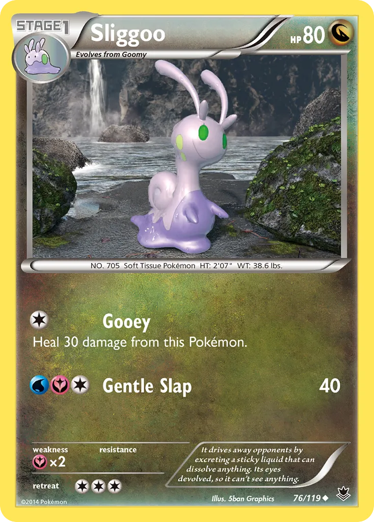 Sliggoo — XY - Phantom Forces — Pokemon