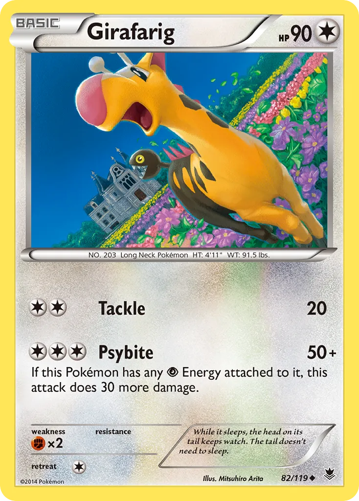 Girafarig — XY - Phantom Forces — Pokemon