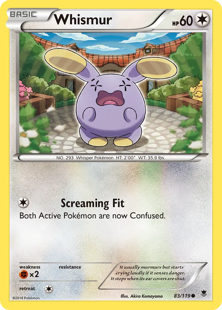 Whismur — XY - Phantom Forces — Pokemon