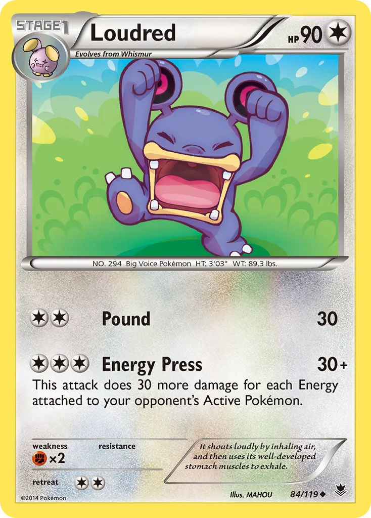 Loudred — XY - Phantom Forces — Pokemon