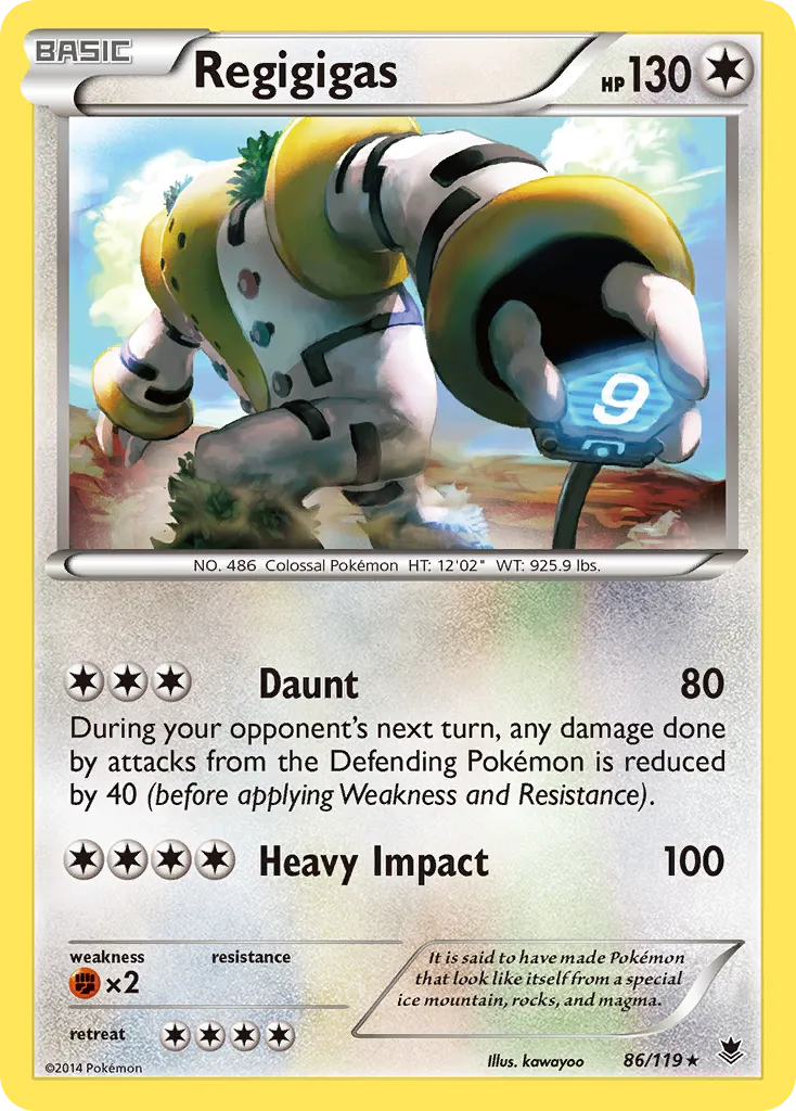 Regigigas — XY - Phantom Forces — Pokemon
