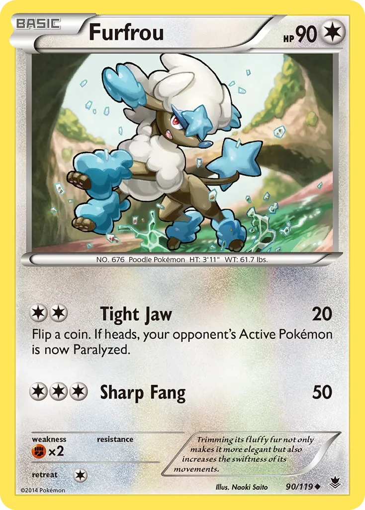Furfrou — XY - Phantom Forces — Pokemon