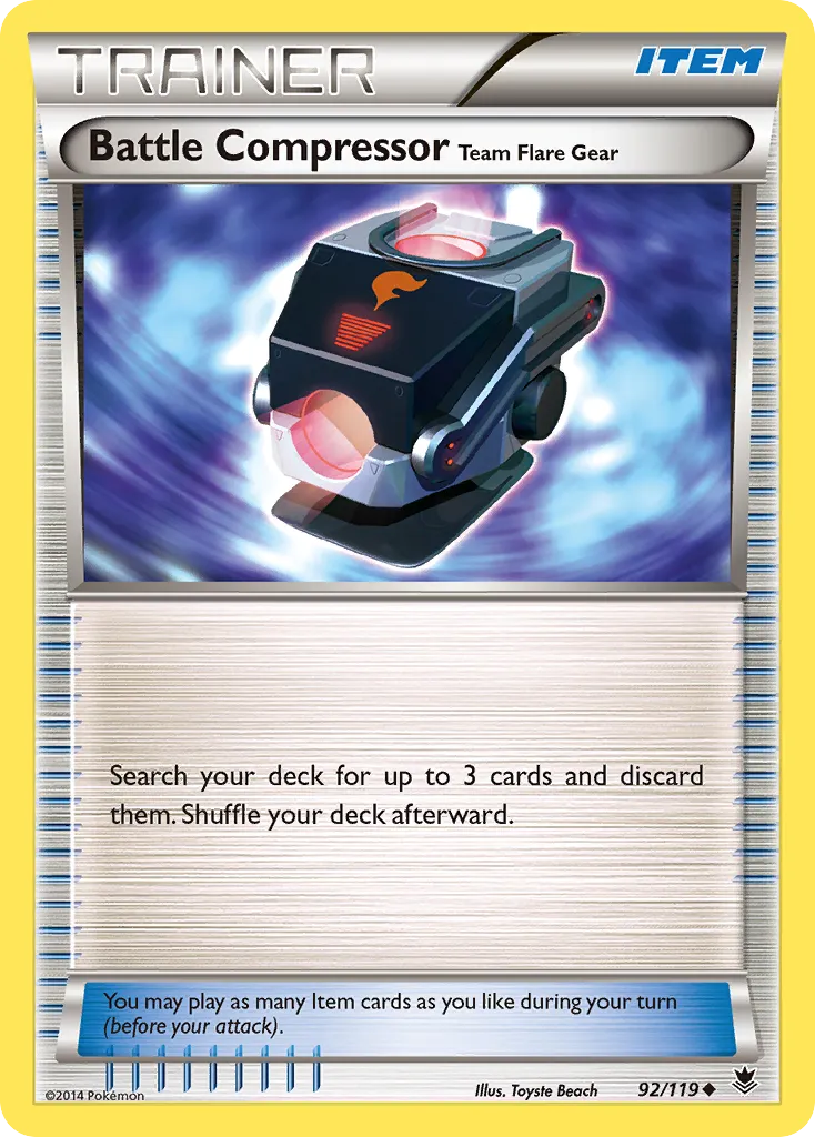 Battle Compressor — XY - Phantom Forces — Pokemon