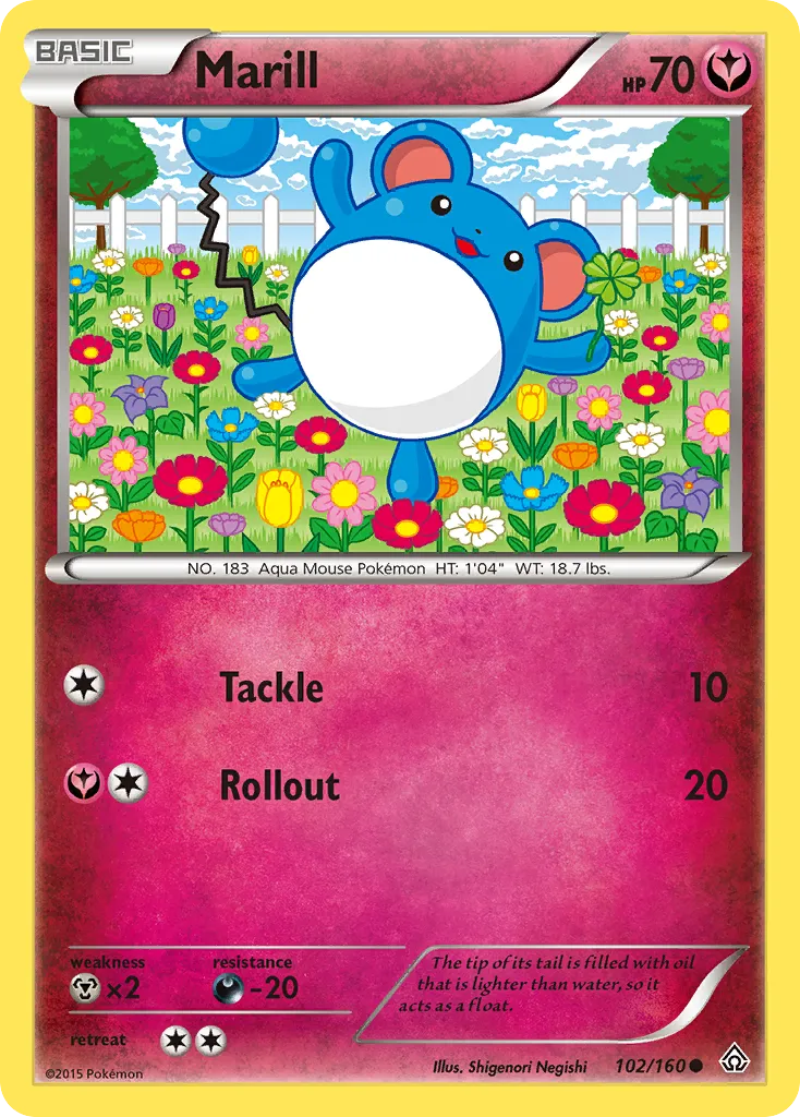 Marill — XY - Primal Clash — Pokemon