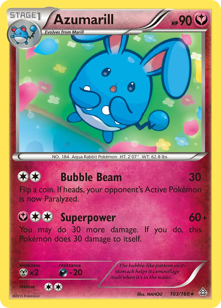 Azumarill — XY - Primal Clash — Pokemon