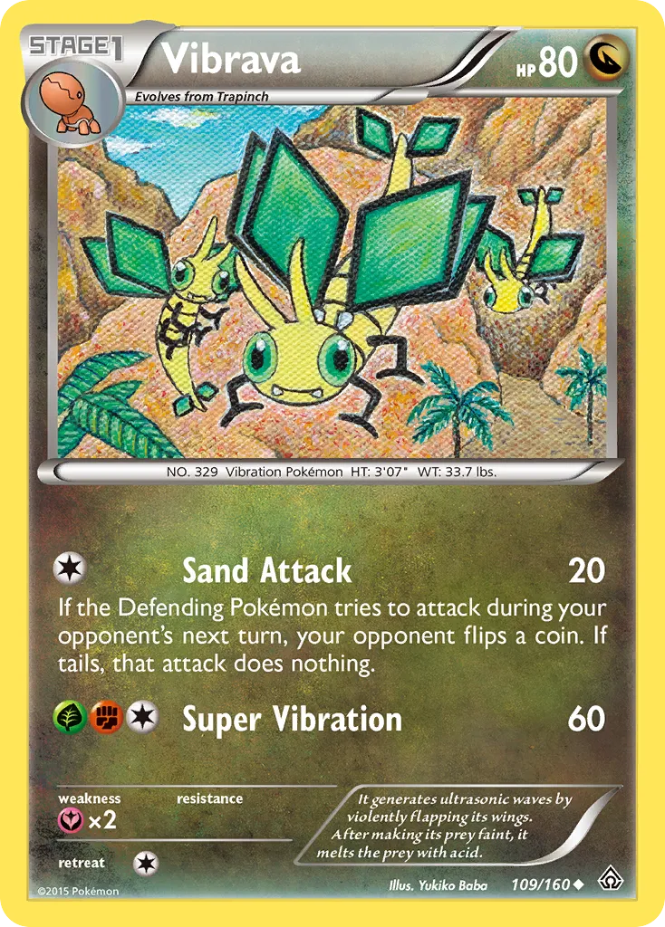 Vibrava — XY - Primal Clash — Pokemon