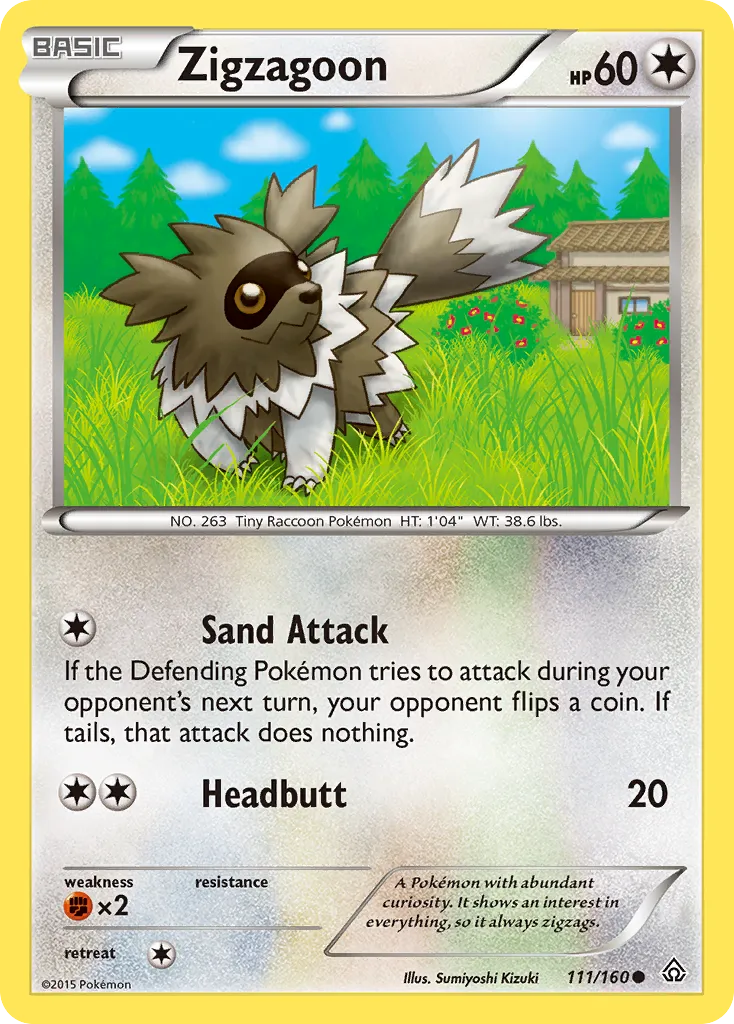 Zigzagoon — XY - Primal Clash — Pokemon
