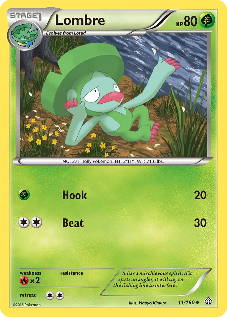Lombre — XY - Primal Clash — Pokemon