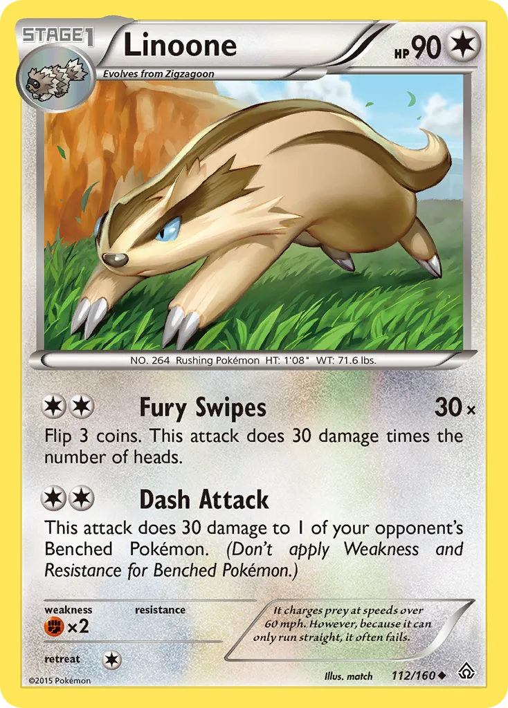 Linoone — XY - Primal Clash — Pokémon