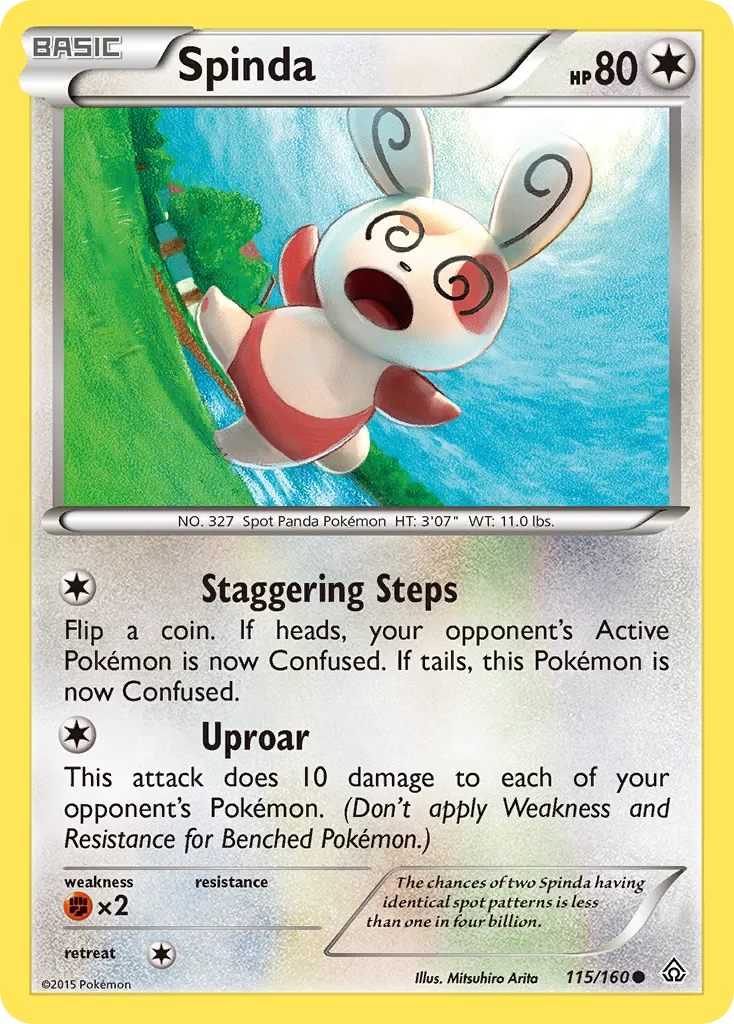 Spinda — XY - Primal Clash — Pokémon