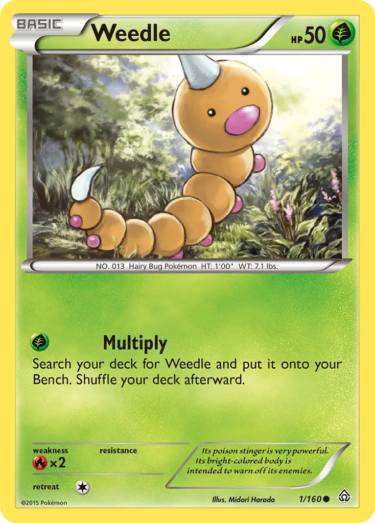 Weedle — XY - Primal Clash — Pokémon