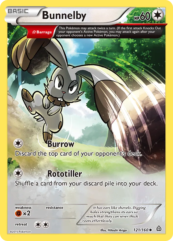 Bunnelby — XY - Primal Clash — Pokemon