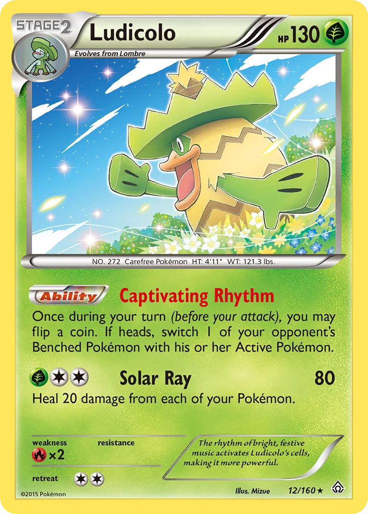 Ludicolo — XY - Primal Clash — Pokemon