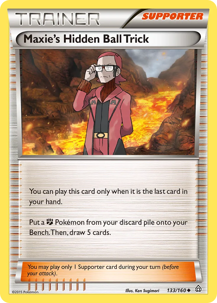 Maxie's Hidden Ball Trick — XY - Primal Clash — Pokémon