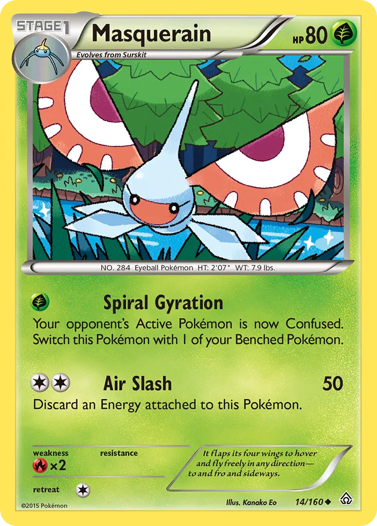 Masquerain — XY - Primal Clash — Pokémon