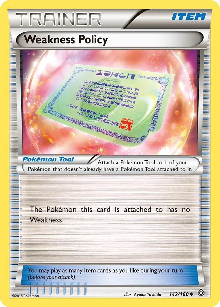 Weakness Policy — XY - Primal Clash — Pokemon