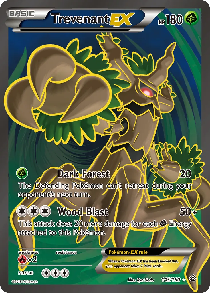Trevenant EX — XY - Primal Clash — Pokemon