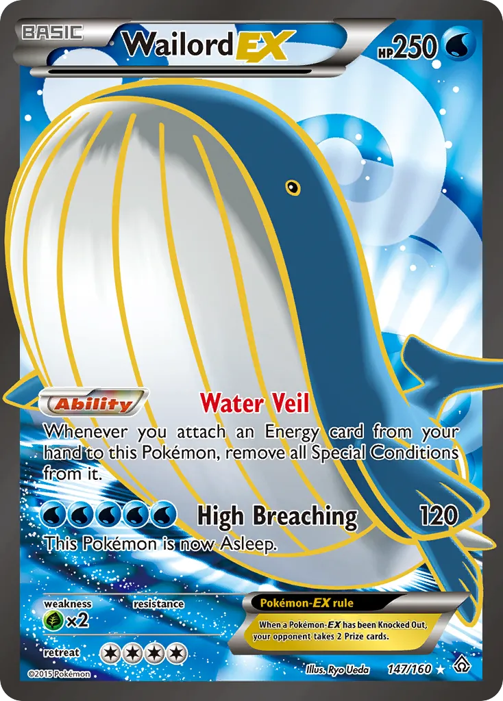 Wailord EX — XY - Primal Clash — Pokemon