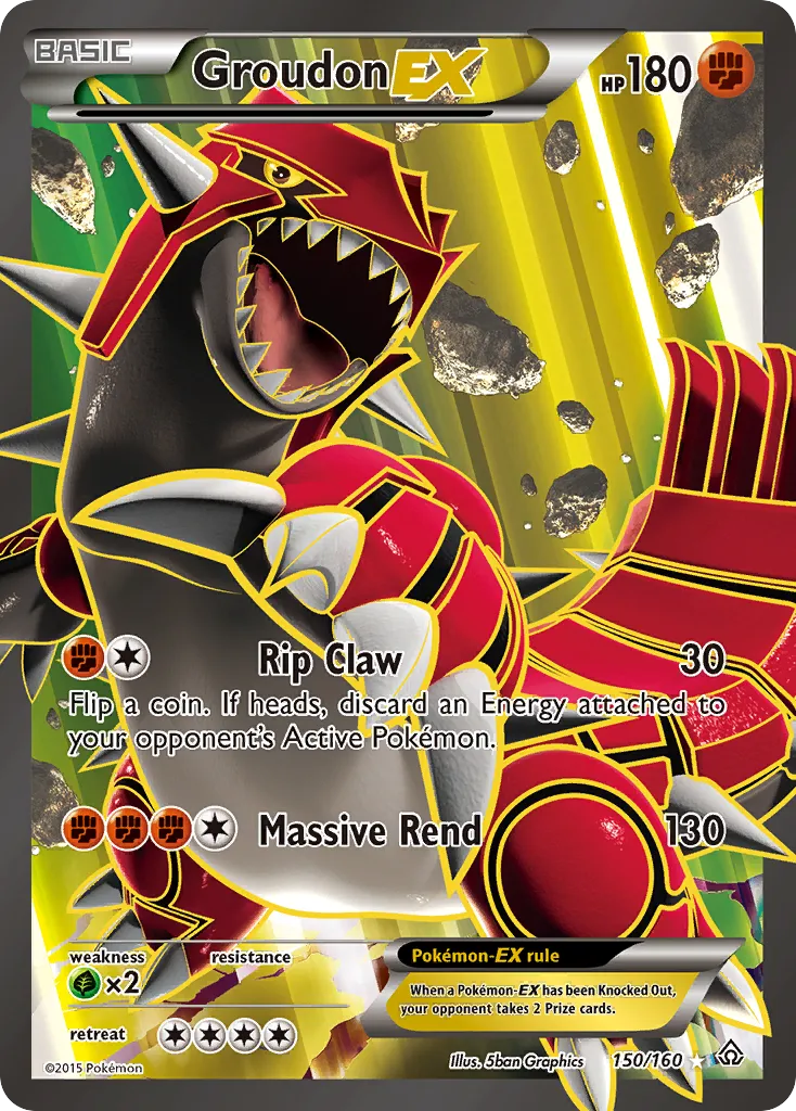 Groudon EX — XY - Primal Clash — Pokémon