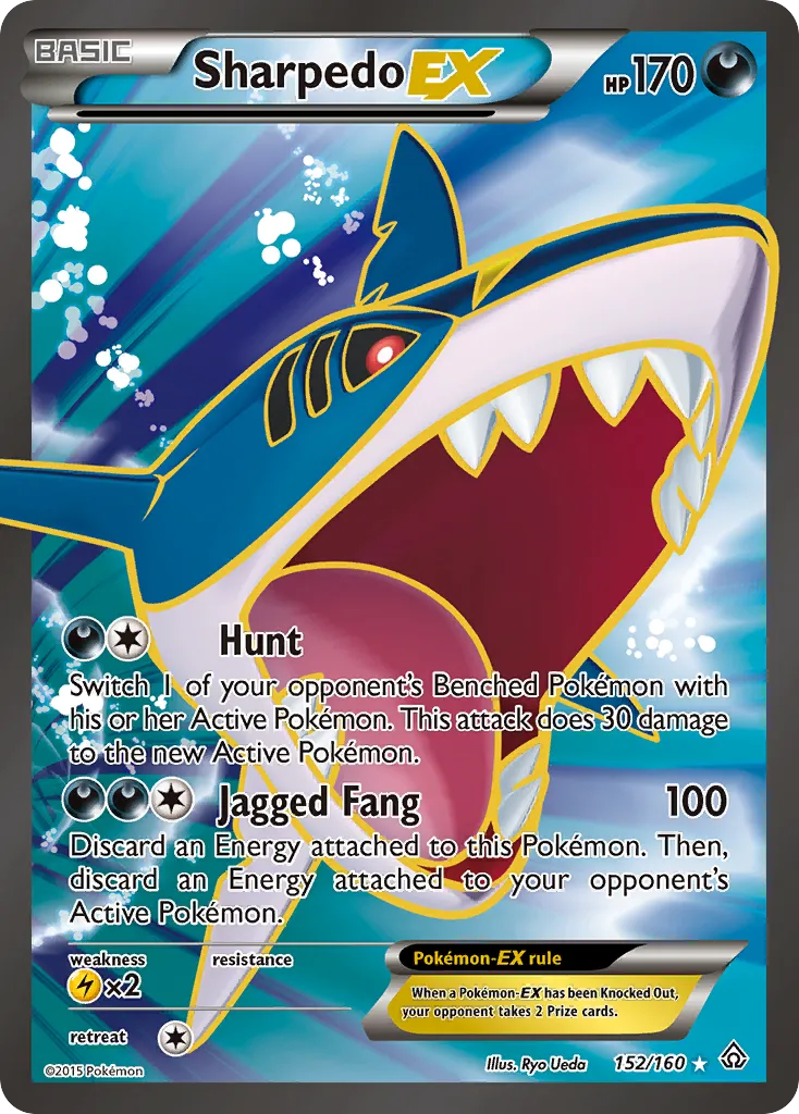 Sharpedo EX — XY - Primal Clash — Pokémon