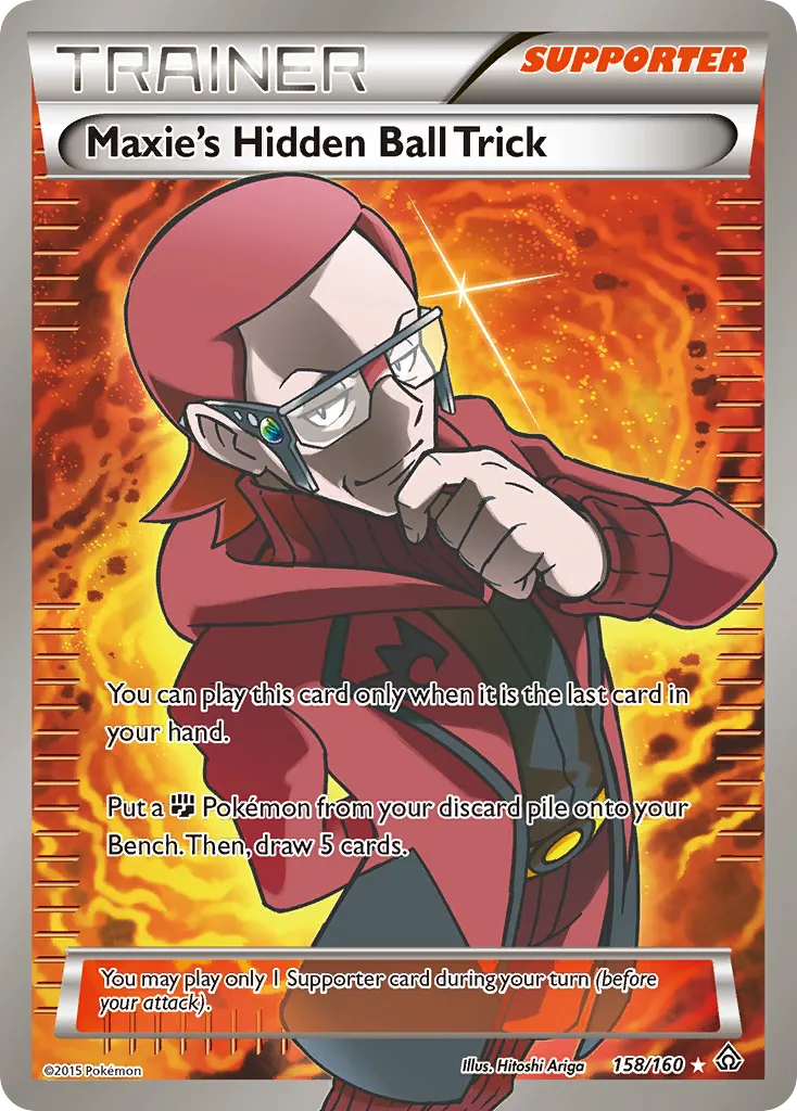 Maxie's Hidden Ball Trick — XY - Primal Clash — Pokémon