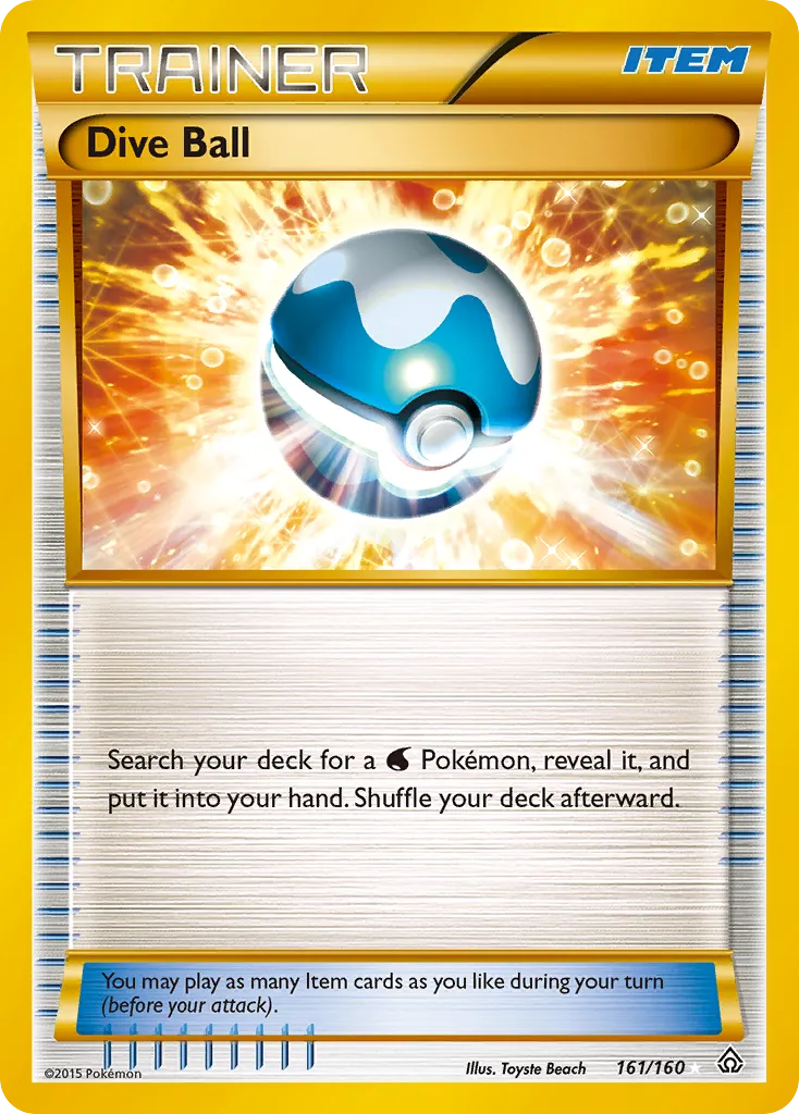 Dive Ball — XY - Primal Clash — Pokemon