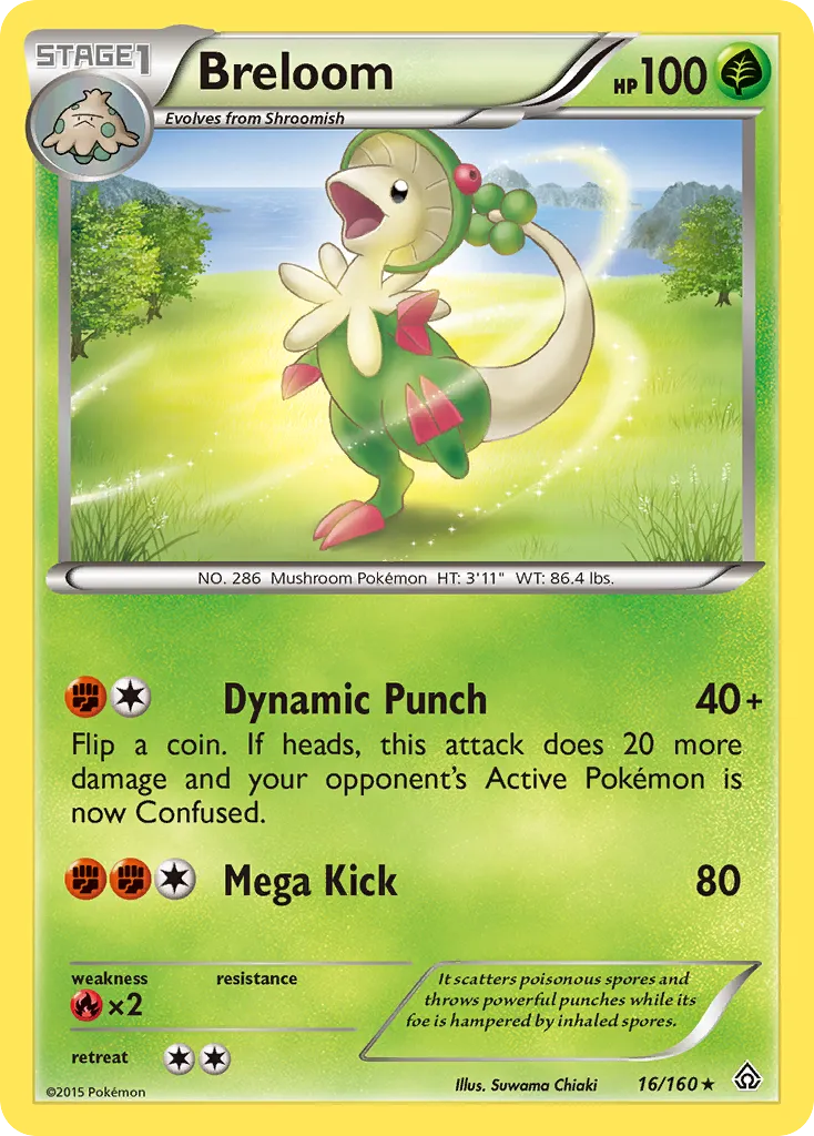 Breloom — XY - Primal Clash — Pokemon
