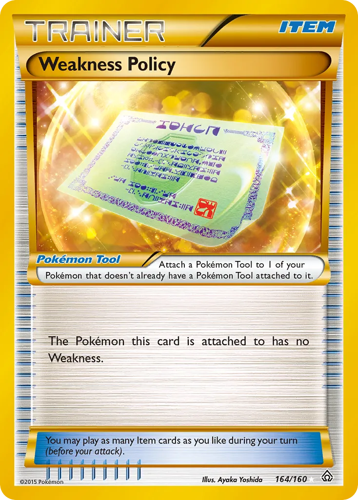 Weakness Policy — XY - Primal Clash — Pokemon