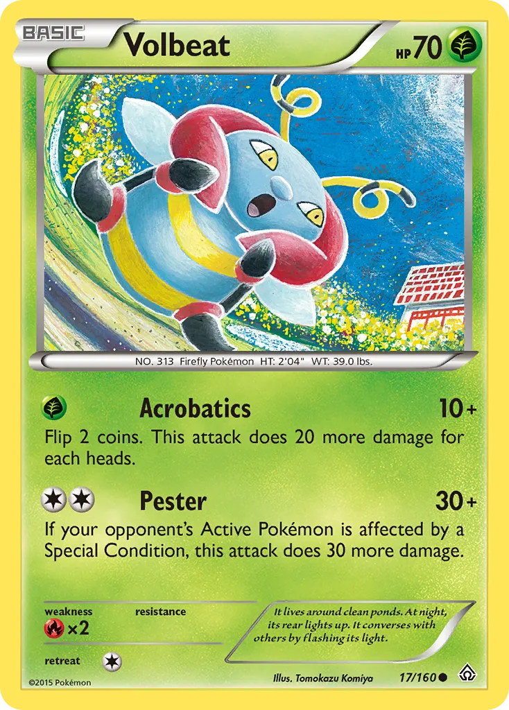 Volbeat — XY - Primal Clash — Pokemon