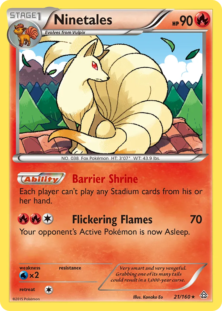 Ninetales — XY - Primal Clash — Pokemon