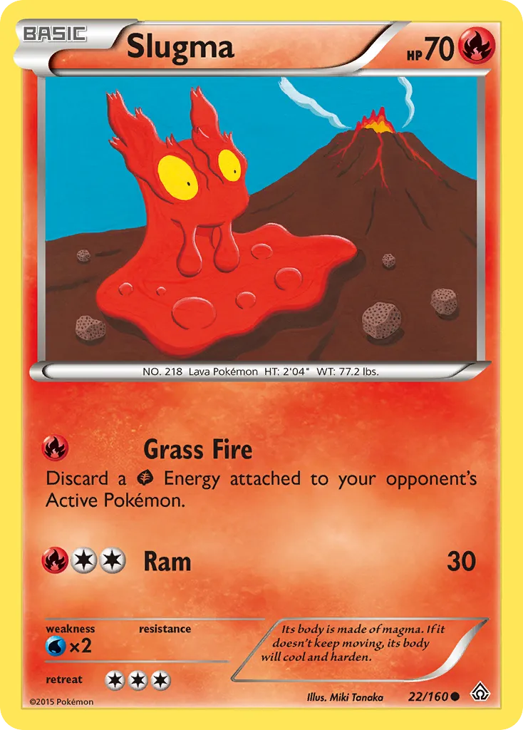 Slugma — XY - Primal Clash — Pokemon