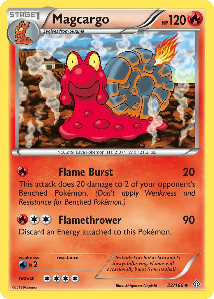 Magcargo — XY - Primal Clash — Pokémon