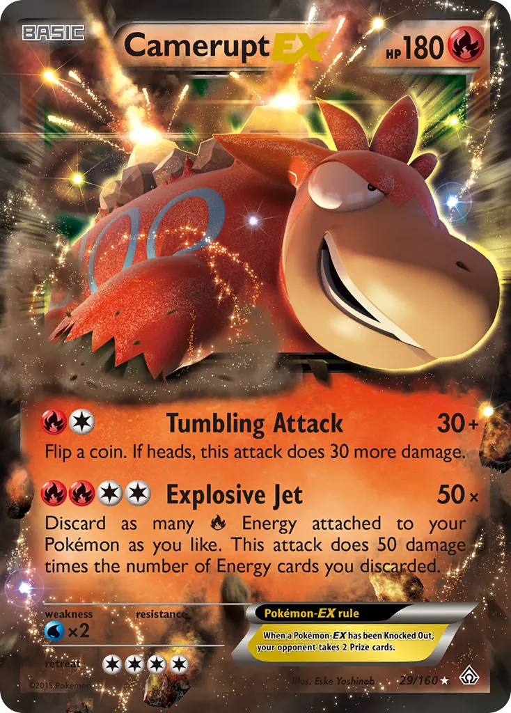 Camerupt EX — XY - Primal Clash — Pokemon