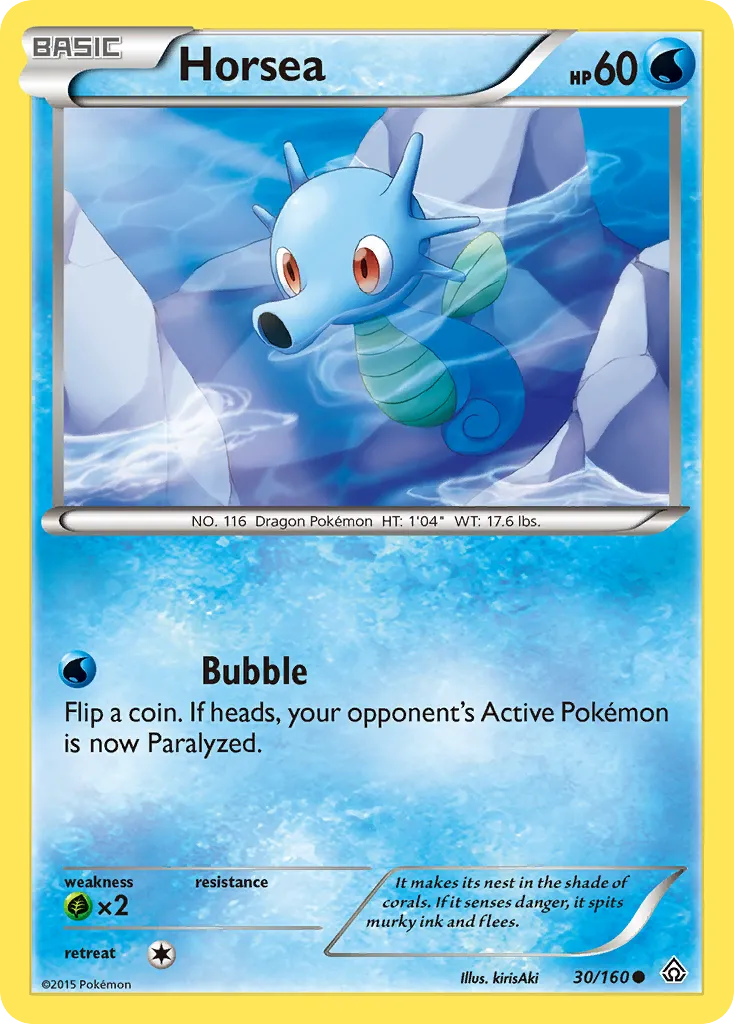 Horsea — XY - Primal Clash — Pokemon