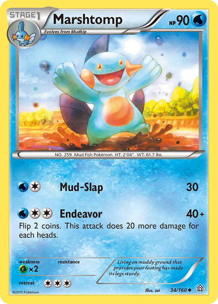 Marshtomp — XY - Primal Clash — Pokémon