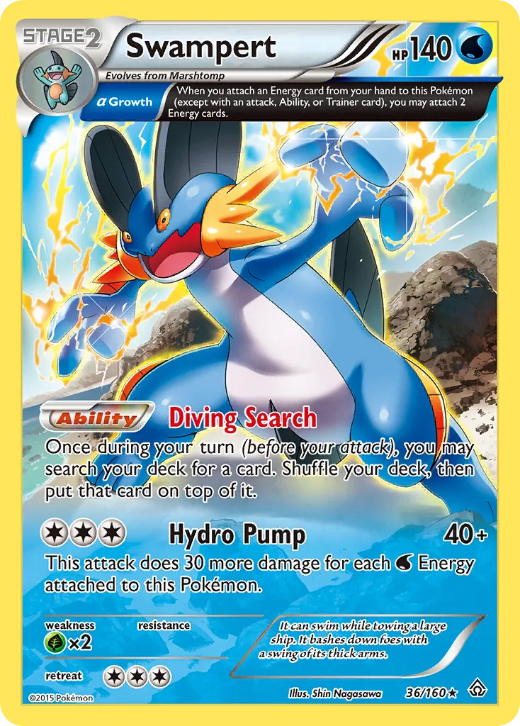 Swampert — XY - Primal Clash — Pokemon