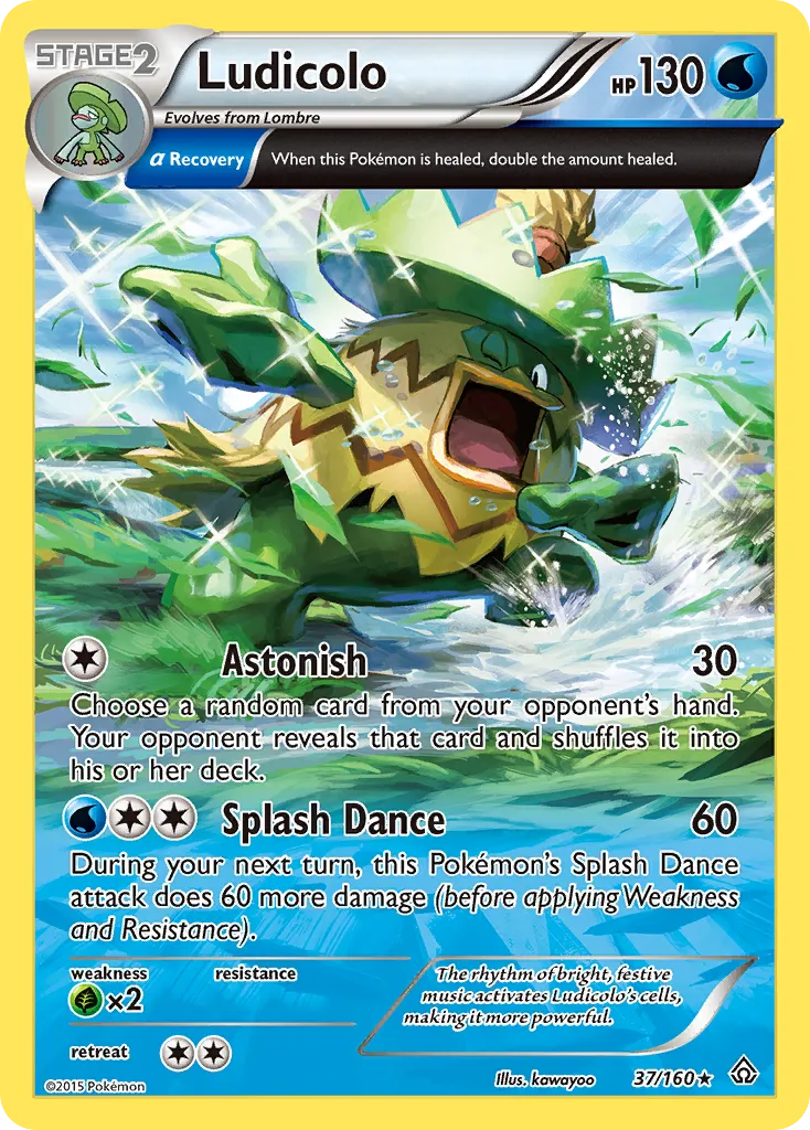 Ludicolo — XY - Primal Clash — Pokemon