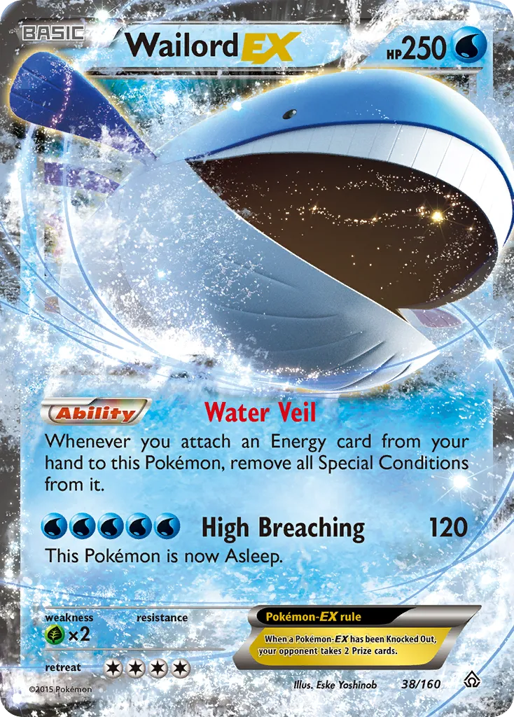 Wailord EX — XY - Primal Clash — Pokemon