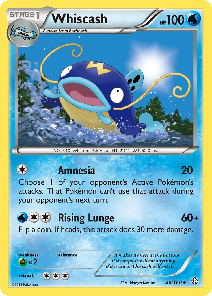 Whiscash — XY - Primal Clash — Pokemon