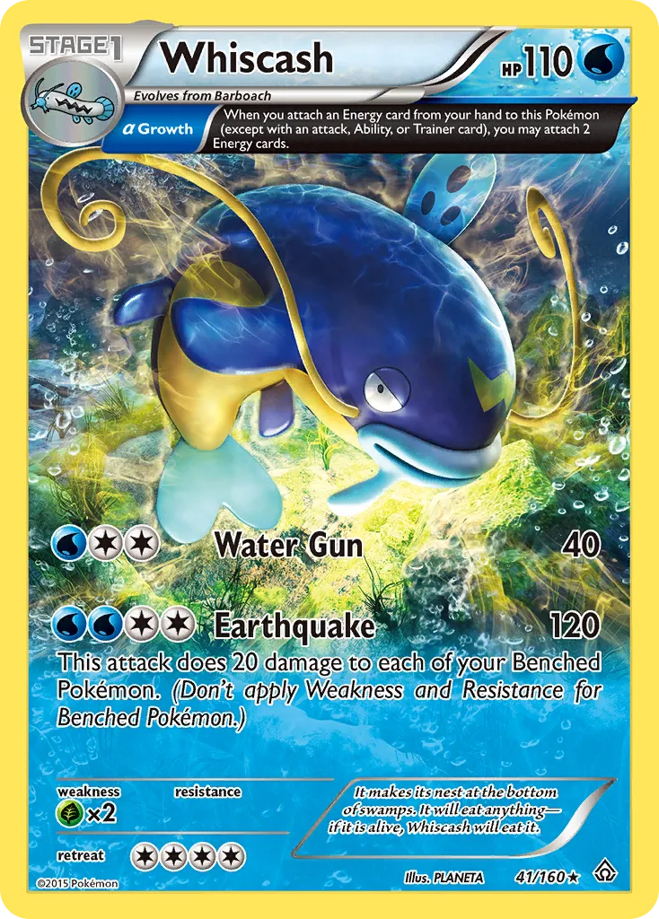 Whiscash — XY - Primal Clash — Pokemon