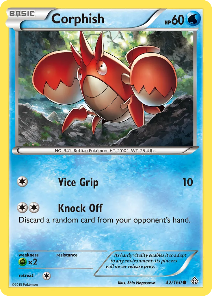Corphish from XY - Primal Clash - Pokemon