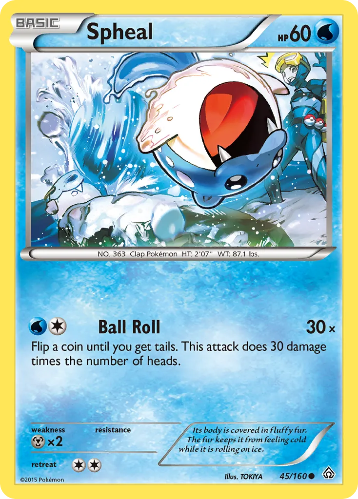 Spheal — XY - Primal Clash — Pokemon