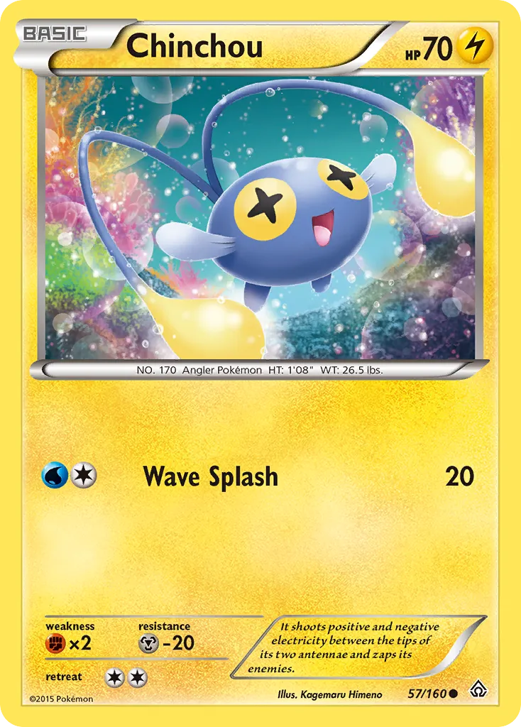 Chinchou — XY - Primal Clash — Pokemon