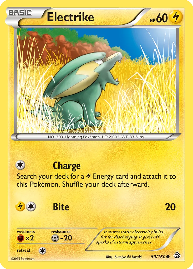 Electrike — XY - Primal Clash — Pokemon