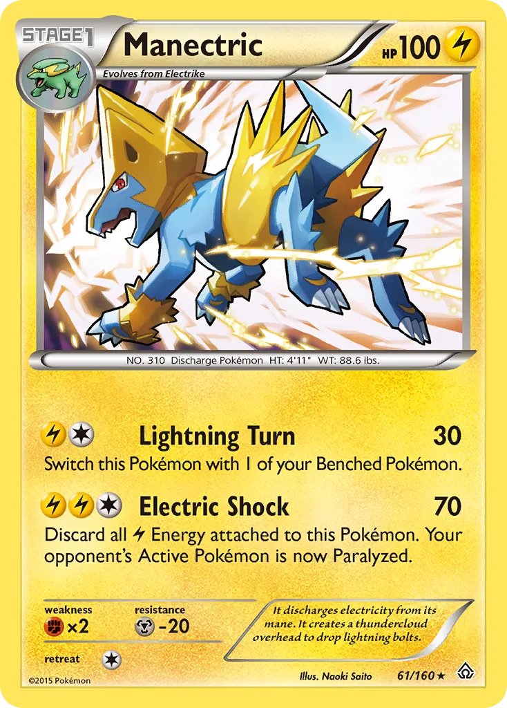 Manectric — XY - Primal Clash — Pokemon